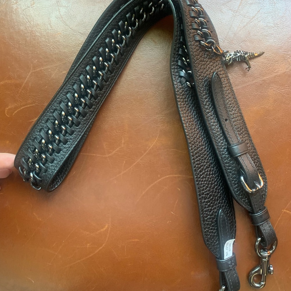 Coach belt bag in gunmetal